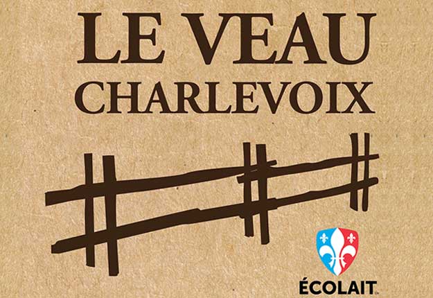 Le Veau Charlevoix redémarre ses activités. © Écolait