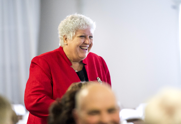 Maria Labrecque Duchesneau se dit honorée par ce prix, mais explique qu’il reste encore beaucoup de travail à faire dans le monde agricole. Crédit photo : Archives/TCN (www.lavitrinecreative.com)