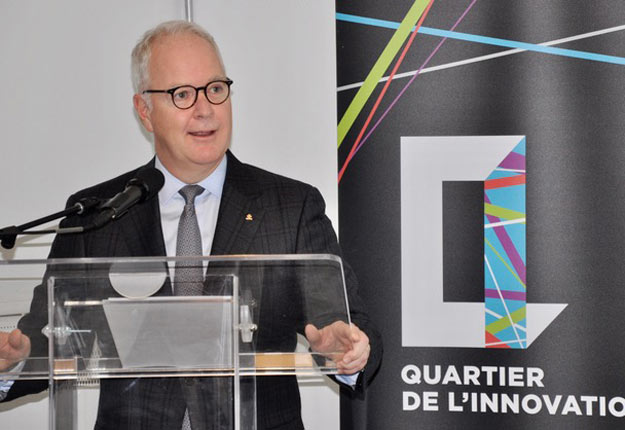 Le chef de la direction d’Agropur, Robert Coallier, a annoncé la semaine dernière à Montréal la création d’un programme d’innovation destiné au grand public. Crédit photo : André Laroche