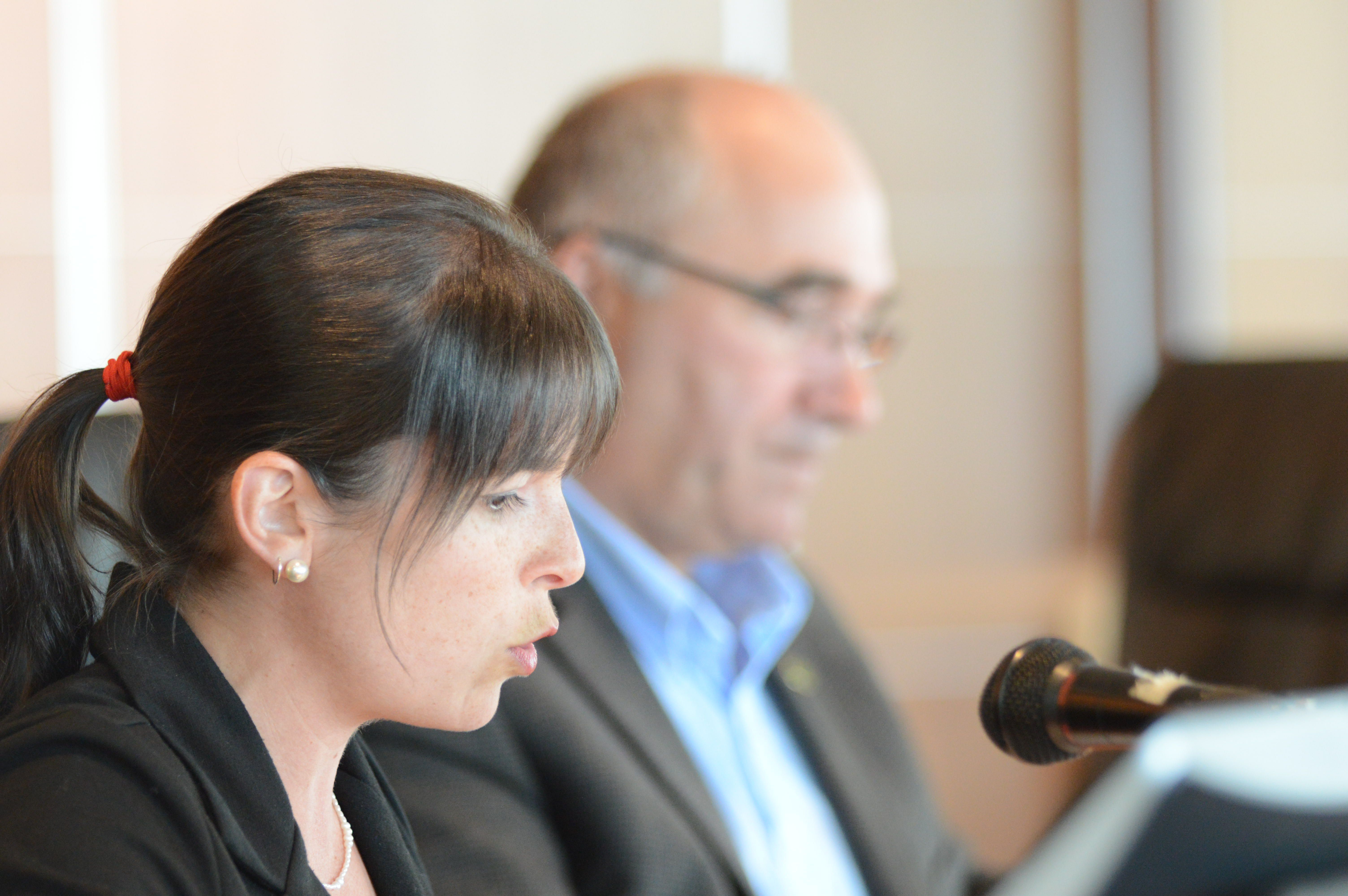 Le président Pierre Lemieux et la directrice générale Geneviève Lemonde ont souligné que les nombreux projets d’AGRIcarrières n’auraient pu aboutir sans « l’équipe de feu » du comité sectoriel. Crédit photo: Myriam Laplante El Haïli/TCN