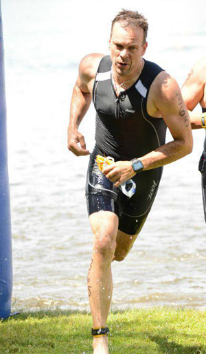 Amateur de sport d’endurance, Mario Plouffe, inventeur du gel Brix, est aussi acériculteur au mont Yamaska à Saint-Paul-d’Abbotsford.  Crédit photo: Gracieuseté Mario Plouffe