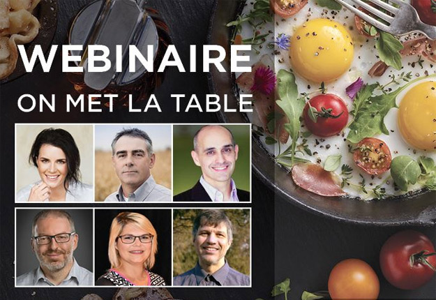 Le webinaire est diffusé le 1er novembre, de 10 h 30 à 12 h.