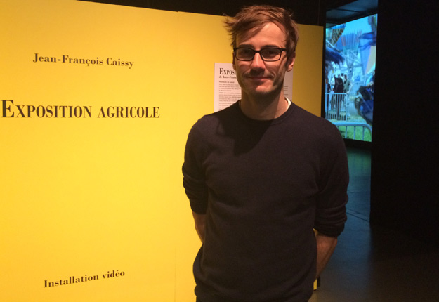 Jean-François Caissy s’est inspiré de l’univers des expositions agricoles pour réaliser sa dernière œuvre. crédit photo : Geneviève Quessy