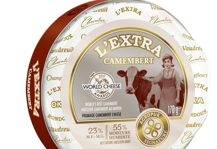 Le fromage L’Extra, produit à Saint-Hyacinthe, a été sacré meilleur camembert au monde. Crédit photo : Agropur