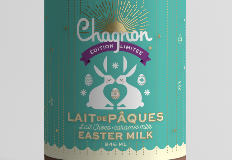 Le Lait de Pâques de la Laiterie Chagnon.