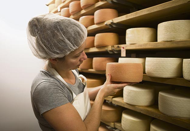 Marie-Chantal Houde, de la Fromagerie Nouvelle-France, compte attirer plus de touristes gourmands prochainement. Crédit photo: Archives/TCN