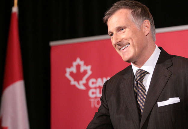 Le député Maxime Bernier est exclu du cabinet fantôme du Parti conservateur, mais demeure membre de cette formation. Crédit : PCC