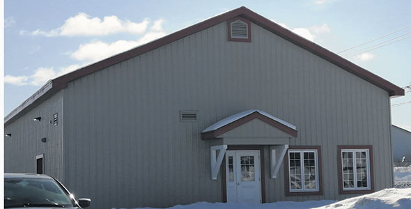 L’usine se trouve dans un bâtiment neuf situé dans le parc industriel de Rivière-du-Loup.