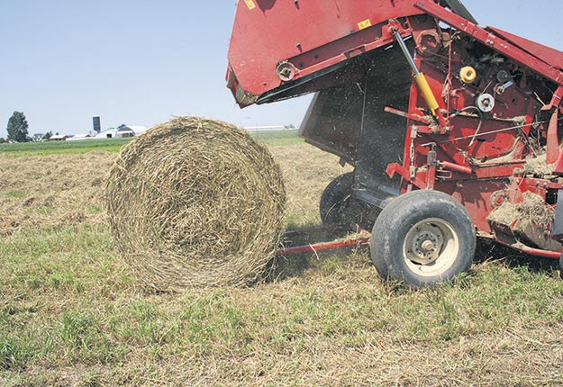 Dans son rapport, la coroner Denise McManiman recommande à l’UPA de faire de la prévention afin que les agriculteurs utilisent les presses à foin de manière sécuritaire. Photo : Archives/TCN