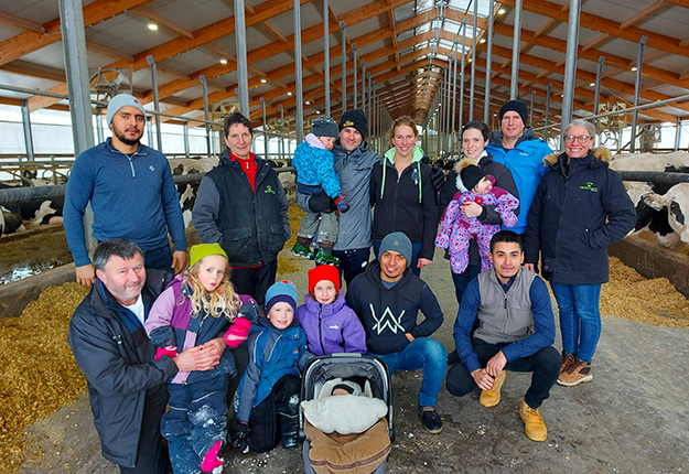 La Ferme Estermann se hisse au deuxième rang du palmarès des 25 meilleurs troupeaux laitiers de Lactanet, après avoir occupé la première place les trois années précédentes. Photo : Gracieuseté de la Ferme Estermann