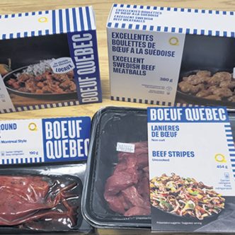 Bœuf Québec arbore désormais un nouveau logo. Photo : Gracieuseté de Bœuf Québec