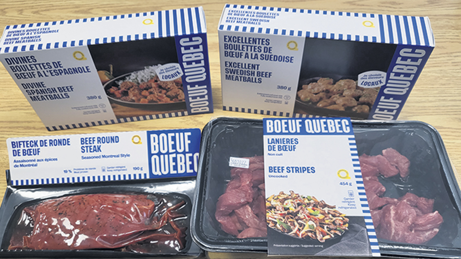 Bœuf Québec arbore désormais un nouveau logo. Photo : Gracieuseté de Bœuf Québec