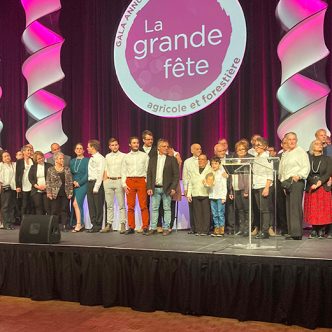 Les Champagne deviennent la 66e famille agricole de l’année. Crédit : Martin Ménard/TCN