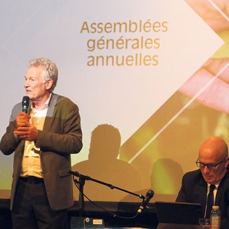 Daniel Vielfaure a invité les producteurs à prévoir plus de superficies de légumes sur leurs terres destinées à la transformation, en prévision de la productivité dans les usines qui augmentera. Photo : Caroline Morneau/TCN