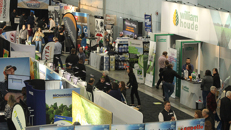 Le Salon de l’Agriculture de Saint-Hyacinthe était de retour en présentiel, du 17 au 19 janvier. Photo : Caroline Morneau/TCN