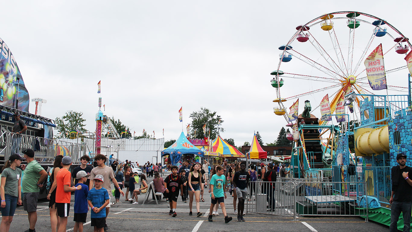 Les manèges demeurent une attraction majeure de l’Expo agricole de Saint-Hyacinthe.