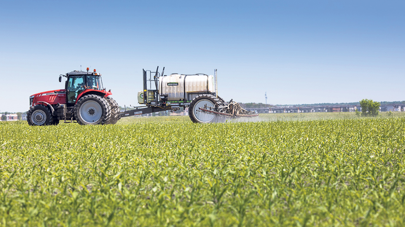 Dans le secteur agricole, qui représente 77 % du total des ventes de pesticides, les ventes se situent également au-dessus de la moyenne, avec 3,9 millions de kg i.a. pour 2022. Photo : Archives/TCN