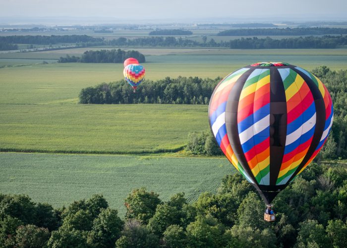 La collaboration entre l’UPA et le festival International de montgolfières dure depuis 1984, soit 40 ans. Crédit : Laurianne Gervais-Courchesne