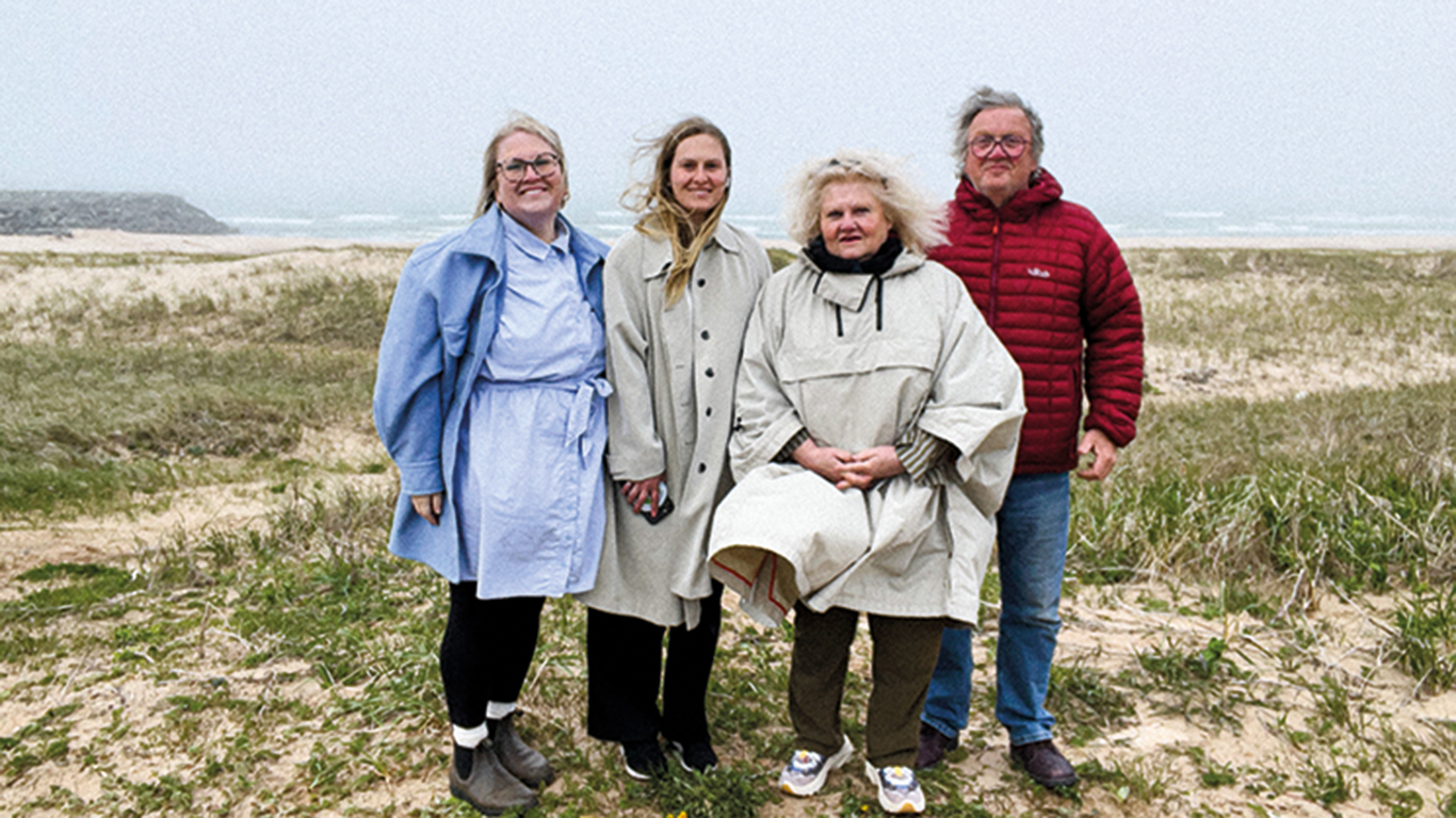 La famille derrière Alcyon sel de mer : Joëlle Arseneau, Elisabethe Arseneau, Nicole Maheux et Gérald Arseneau. Photos : Gracieuseté d’Alcyon sel de mer