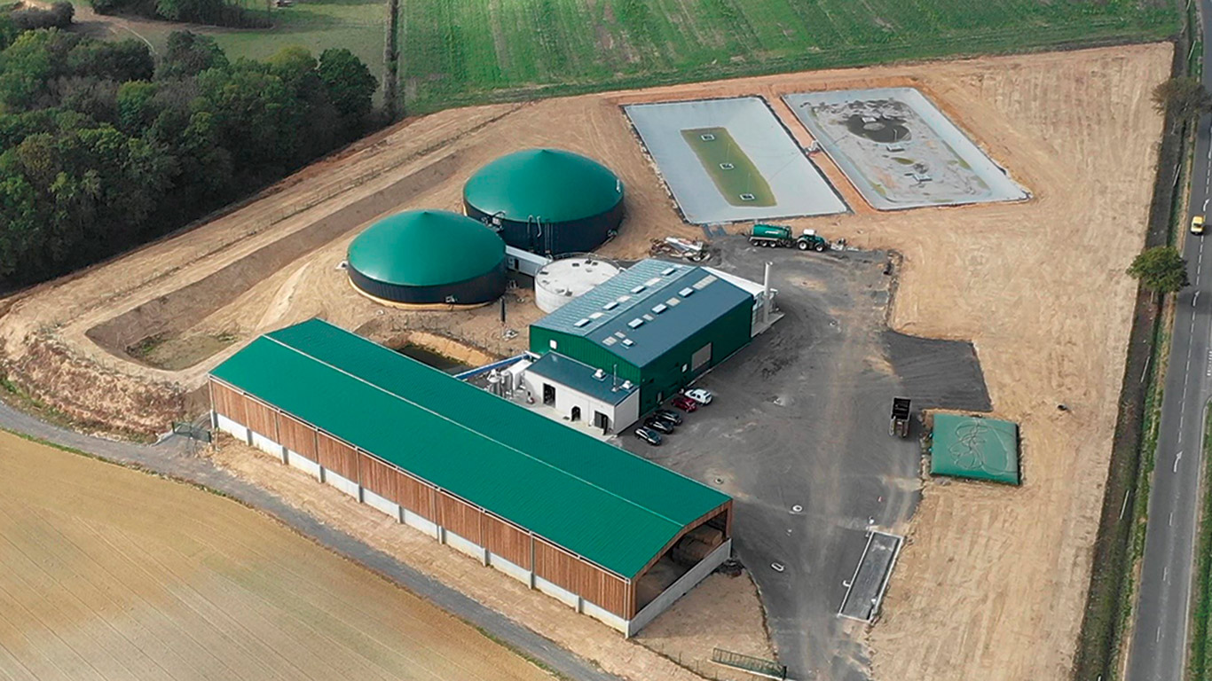 Une usine construite par Keon, en France, de la taille qui est visée au Québec. Photo : Gracieuseté de Keridis