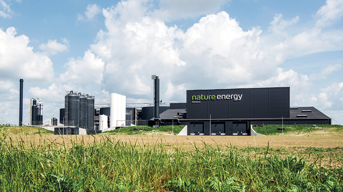 Une usine de Nature Energy située au Danemark. Photo : Gracieuseté d’Énergir