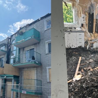 Un feu d’entretoit s’est déclaré, le 8 août, au 3425, rue Sicotte, à Saint-Hyacinthe, un édifice à logements où ont défilé de nombreux étudiants de l’ITAQ ces dernières années. La Sûreté du Québec n’a pas ouvert d’enquête au sujet de ce sinistre, écartant donc la thèse d’un acte criminel. Photo : Gracieuseté de William Pack