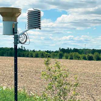 Le secteur agricole n’échappe pas à l’intégration des données en temps quasi réel, mais de nombreux outils et applications basés sur des objets et des instruments connectés sont maintenant offerts aux producteurs. Photo : Jean-Thomas Denault