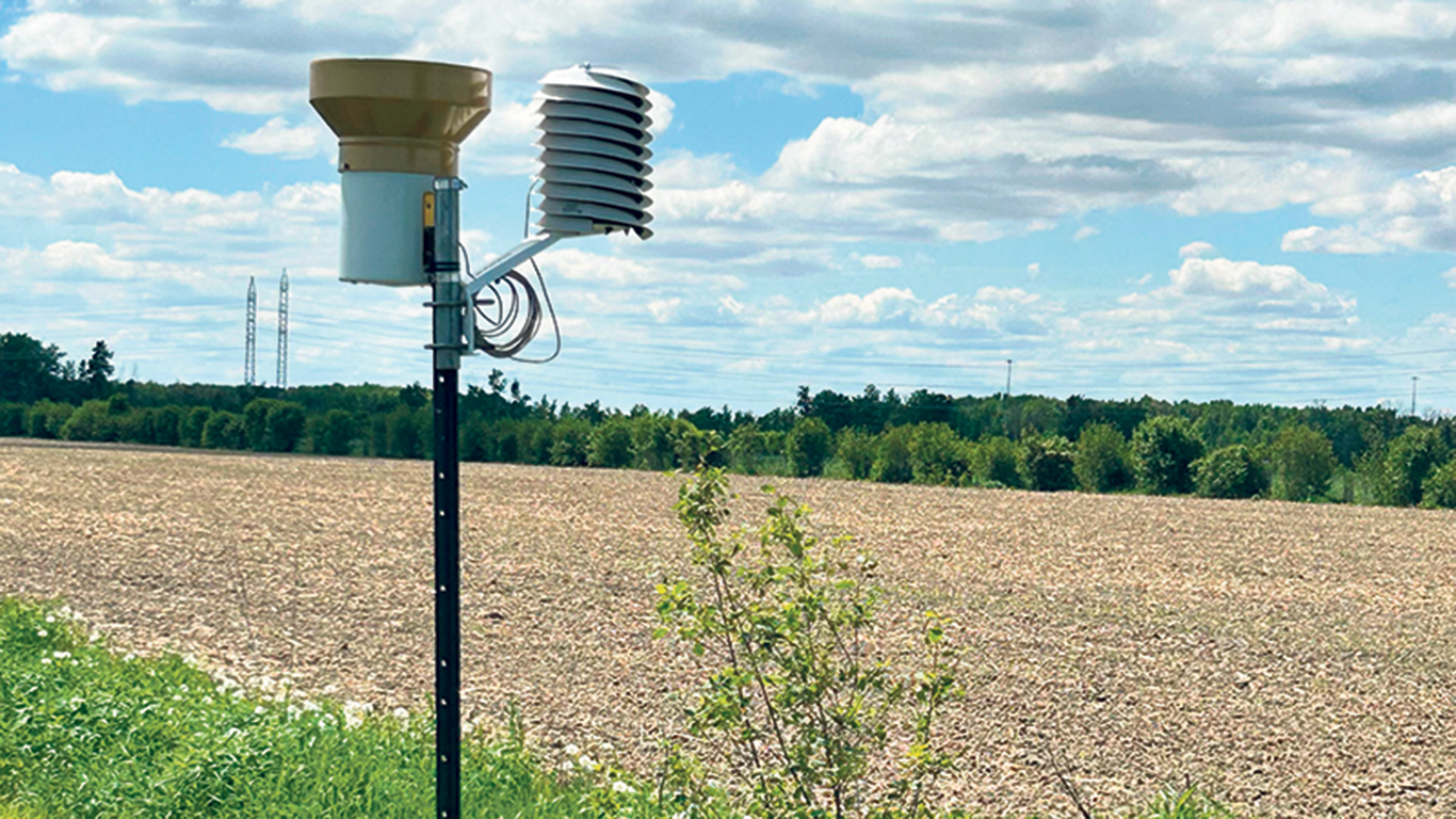 Le secteur agricole n’échappe pas à l’intégration des données en temps quasi réel, mais de nombreux outils et applications basés sur des objets et des instruments connectés sont maintenant offerts aux producteurs. Photo : Jean-Thomas Denault