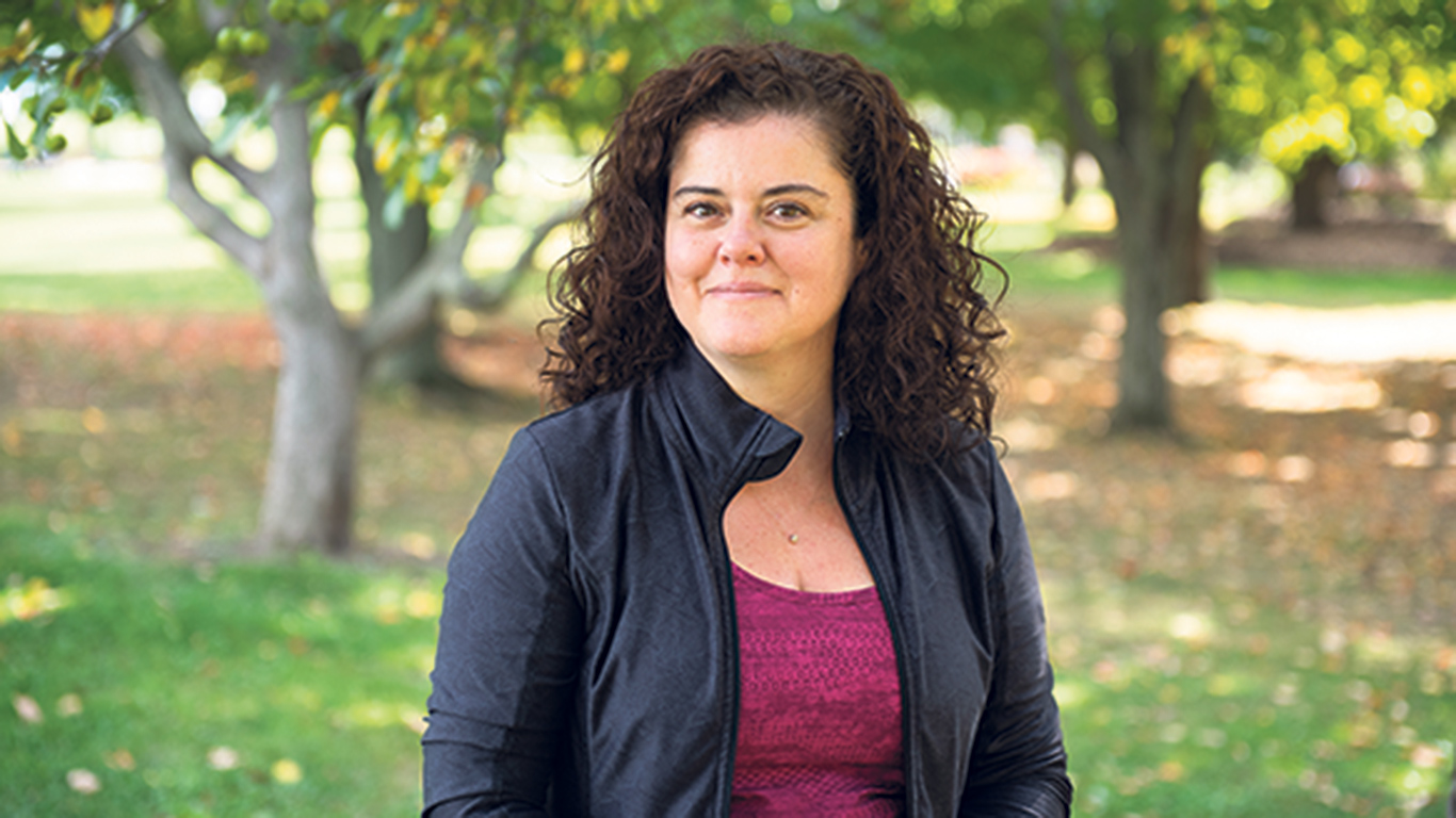 Valérie Gravel est professeure à l’Université McGill. Photo : Gracieuseté d’École-O-Champ