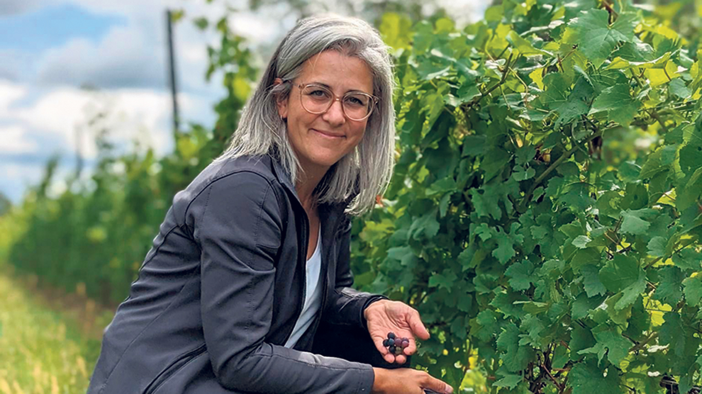 Les nombreuses heures de travail et les faibles marges de profit ont poussé Zoé Bisaillon et son conjoint à prendre la décision de raser leur vignoble. Photo : Gracieuseté de l’Érablière du Cap