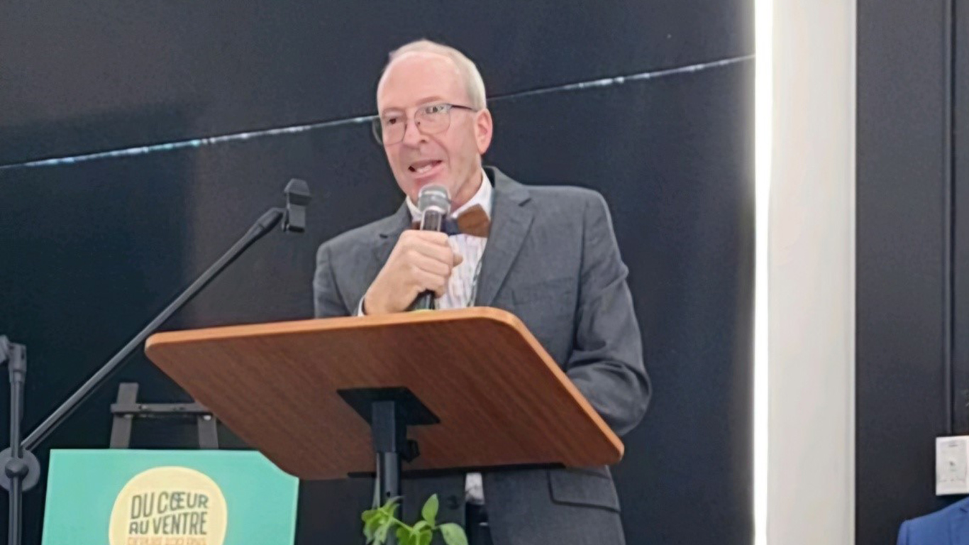 Michel Brien, président de la Fédération de l’UPA-Estrie, et Paul Doyon, premier vice-président de l’UPA, ont été témoins du rejet du plan de financement de l’Union par les propriétaires de petites fermes de l’Estrie.