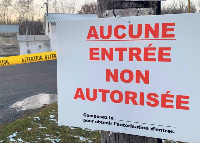 La loi confère entre autres au ministre de l’Agriculture le pouvoir d’intervenir en cas de détection d’un agent biologique, chimique ou physique susceptible de menacer la santé des animaux ou celle des humains. Photo : Ariane Desrochers/Archives TCN