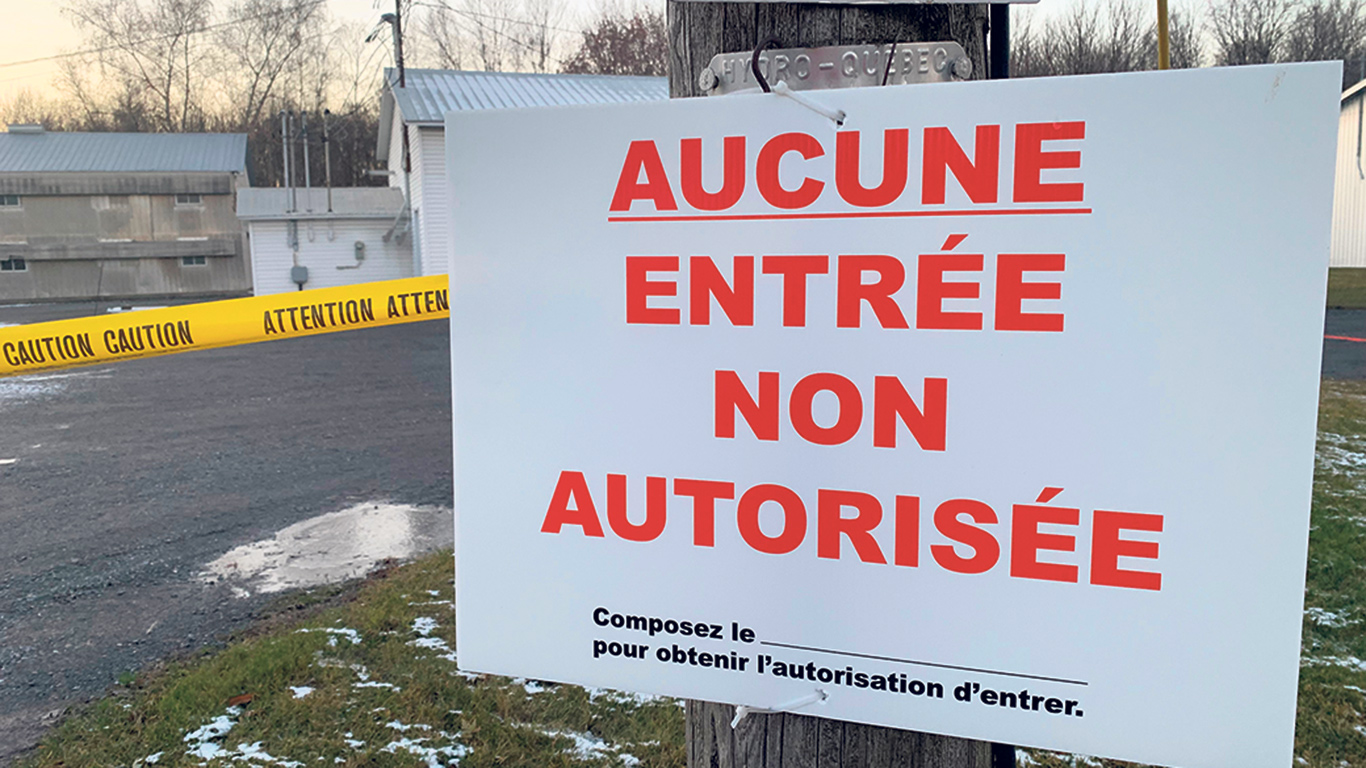 La loi confère entre autres au ministre de l’Agriculture le pouvoir d’intervenir en cas de détection d’un agent biologique, chimique ou physique susceptible de menacer la santé des animaux ou celle des humains. Photo : Ariane Desrochers/Archives TCN