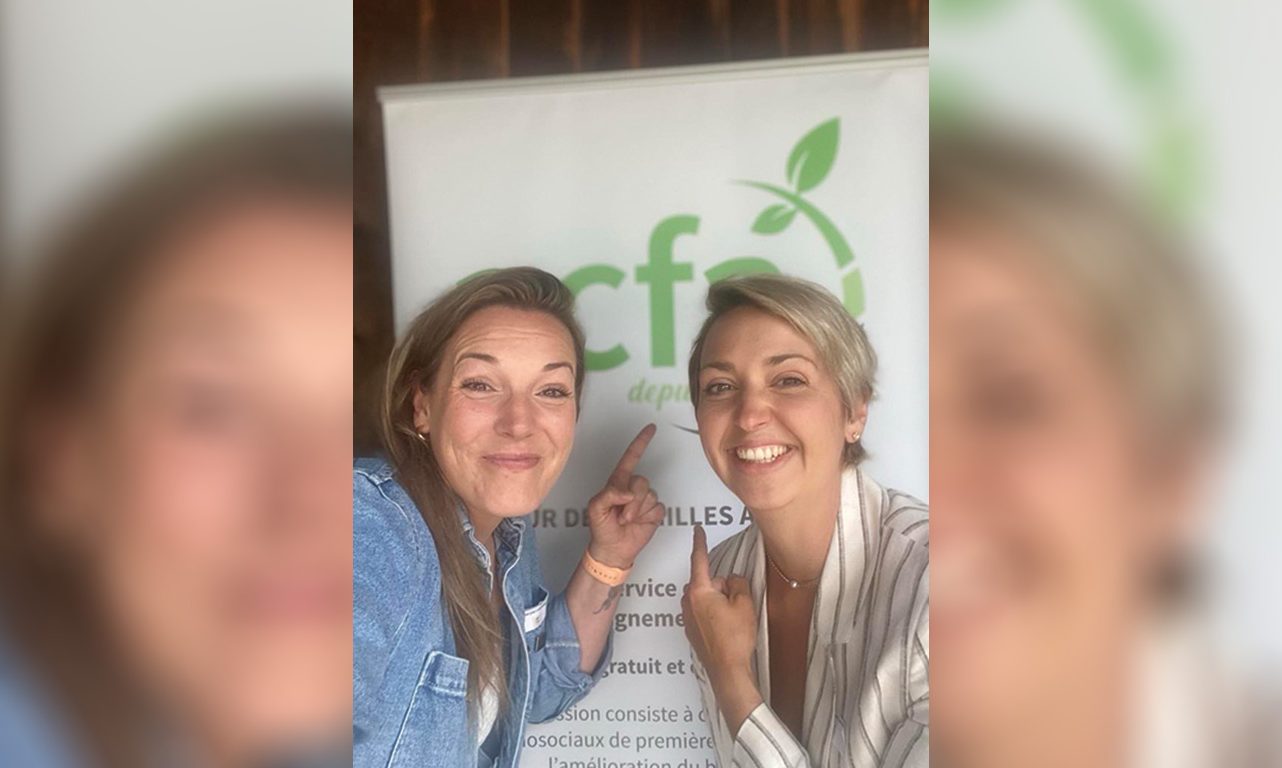 Maryse Lecavalier et Marie-Louise Lemire ont été élues vice-présidente et présidente lors de la dernière assemblée générale annuelle d’Au cœur des familles agricoles, en mars dernier. Photo : Gracieuseté d’ACFA