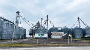 En plus de ses terminaux portuaires à Trois-Rivières et à Québec, G3 possède un élévateur à grain à Saint-Denis, en Montérégie. Gracieuseté de G3