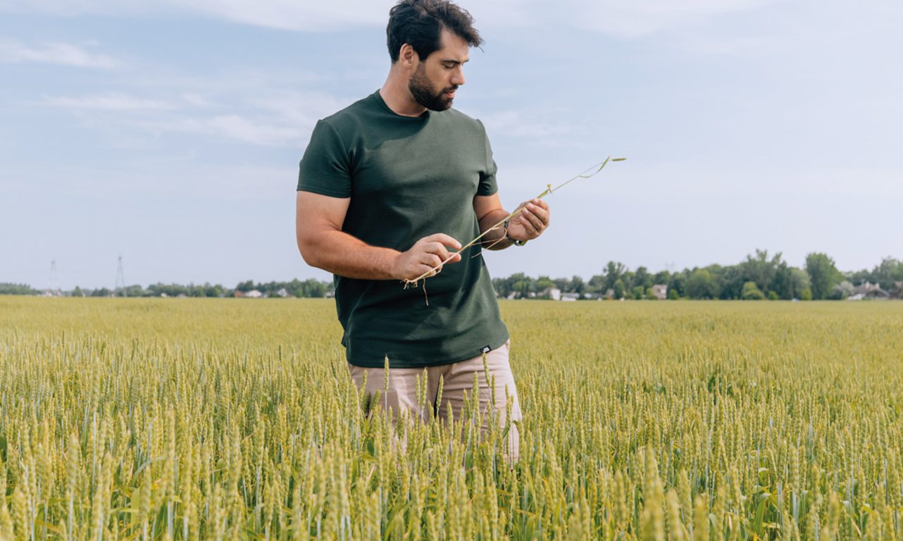 Laurent Duvernay-Tardif mise sur une agriculture durable. Photo : Niry Duchesne de HxN Media